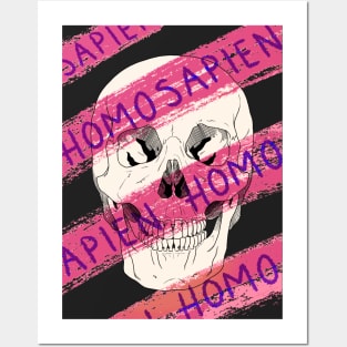 Homo Sapien Variant Pink Posters and Art